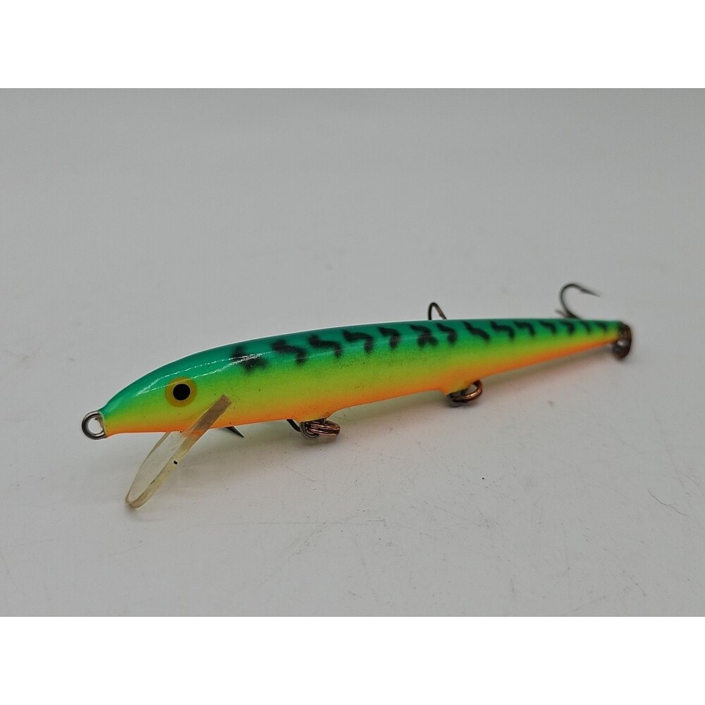 Mint Condition Original Balsa Rapala 4.5" Floating - Firetiger - Ireland